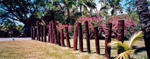 Parcours : alignements de totems en Nouvelle Calédonie